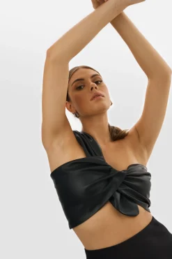 Femme LAMARQUE JOLIE | Haut Une Épaule En Similicuir