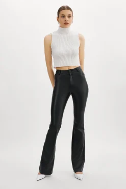 Femme LAMARQUE KAIDA | Pantalon évasé En Simili Cuir