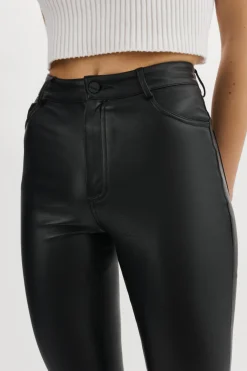 Femme LAMARQUE KAIDA | Pantalon évasé En Simili Cuir