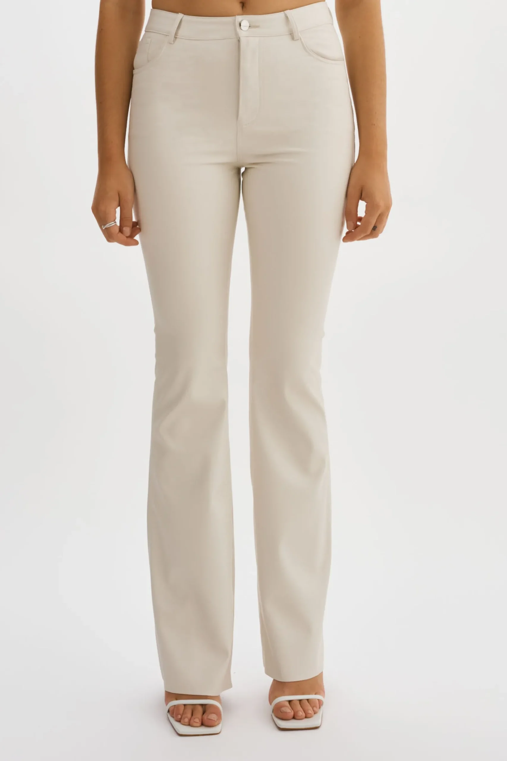 Femme LAMARQUE KAIDA | Pantalon évasé En Simili Cuir