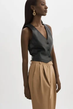 Femme LAMARQUE KALLIE | Gilet En Cuir