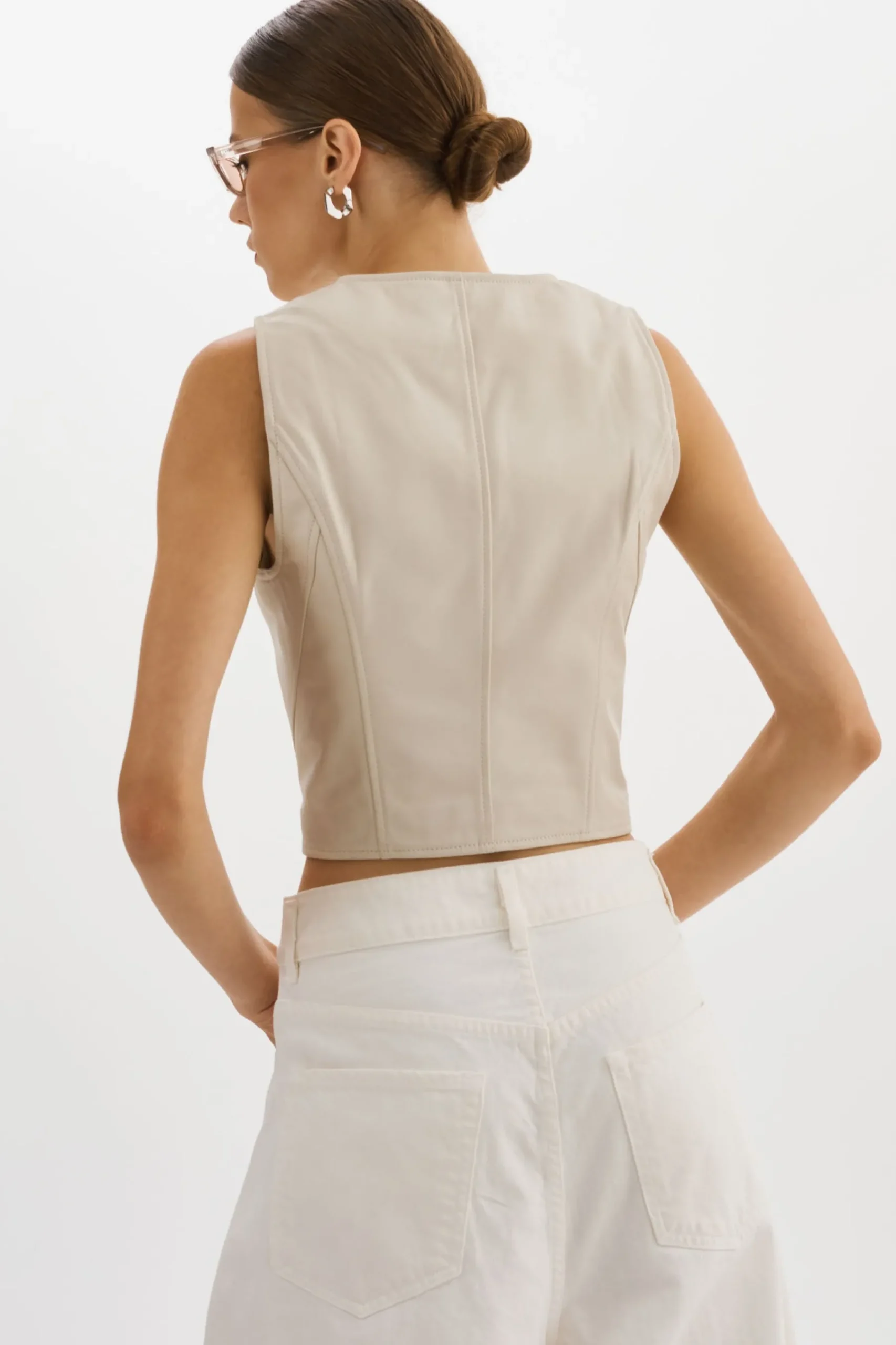 Femme LAMARQUE KALLIE | Gilet En Cuir