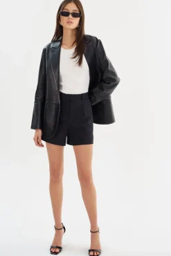 Femme LAMARQUE KARRIN | Blazer En Cuir Vieilli