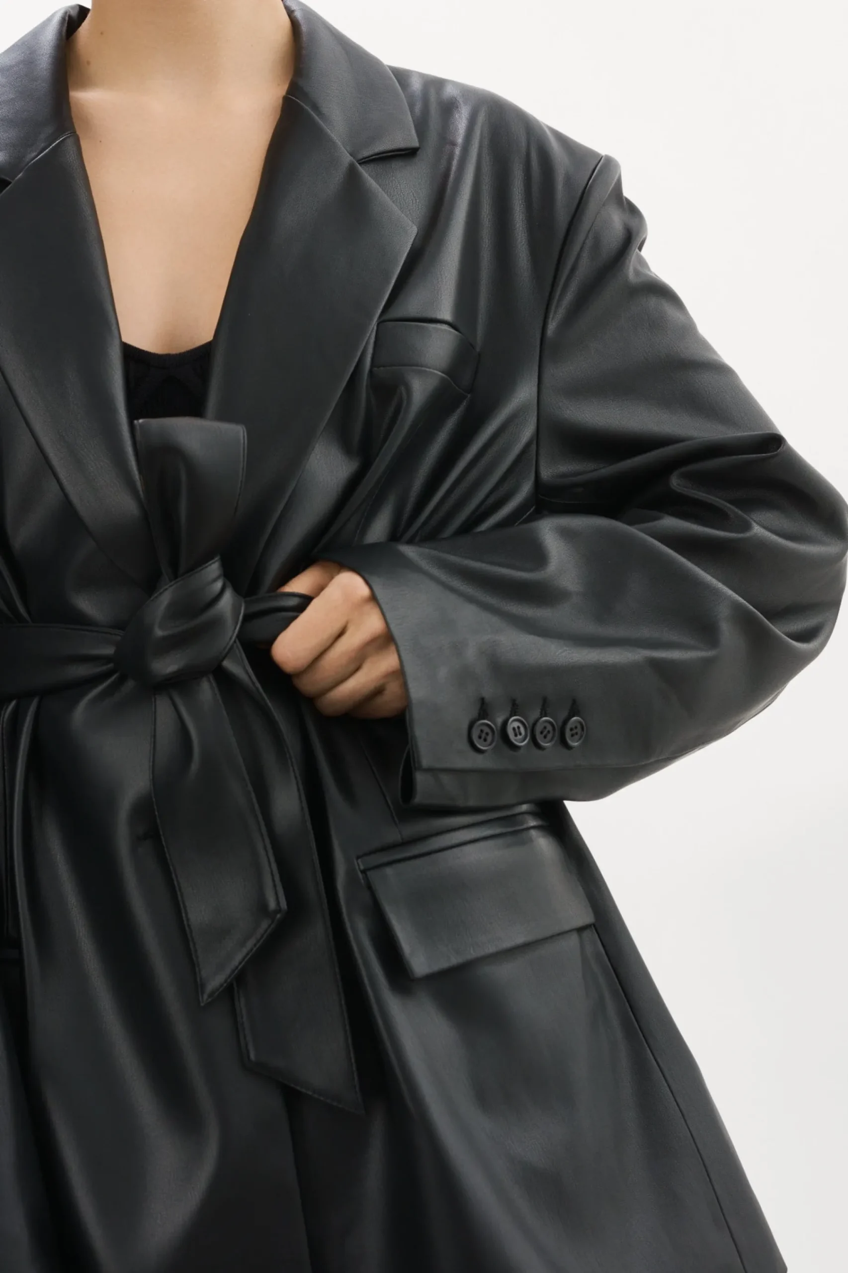 Femme LAMARQUE KASSANDRA | Blazer Oversize En Similicuir