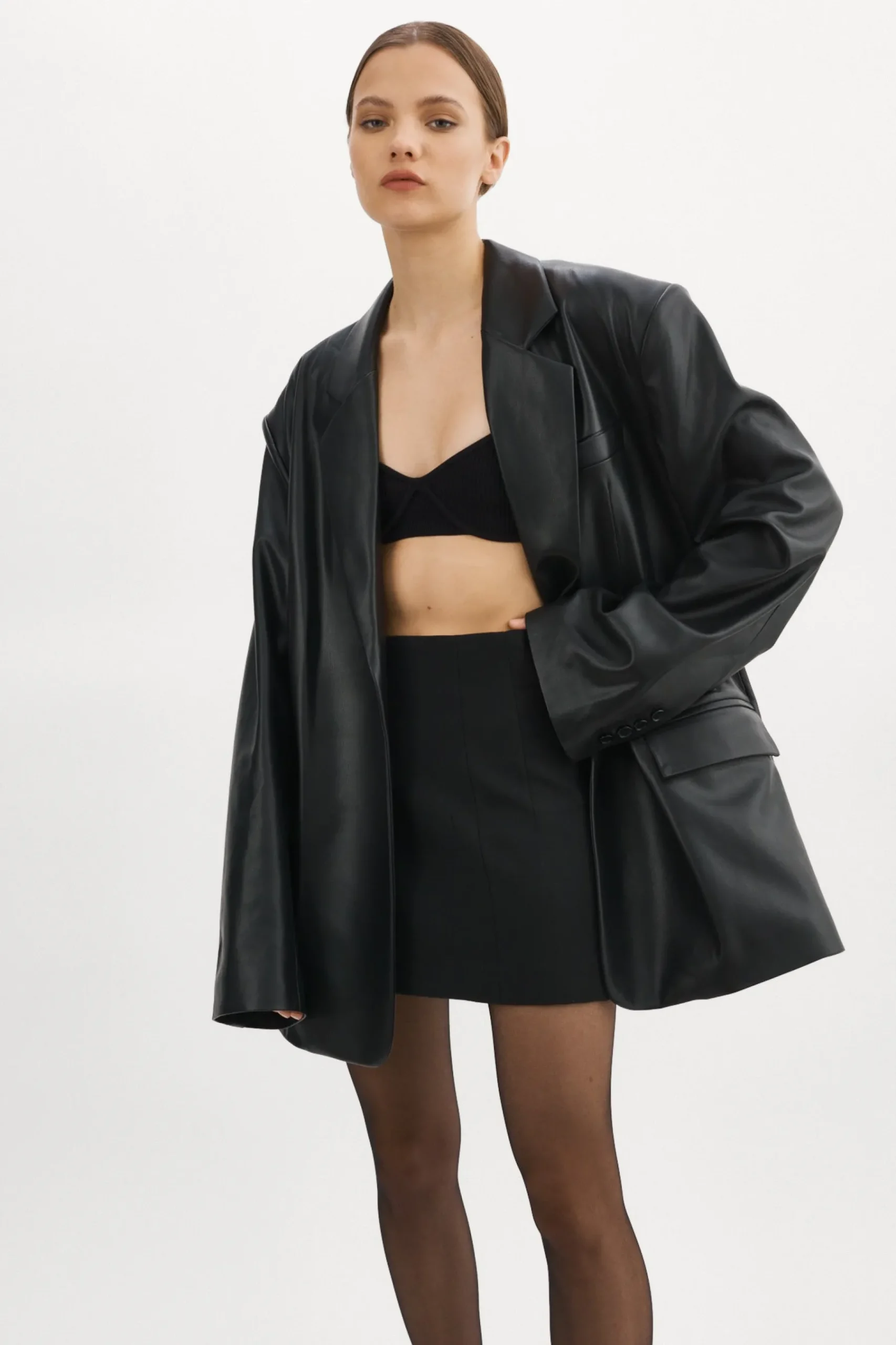 Femme LAMARQUE KASSANDRA | Blazer Oversize En Similicuir