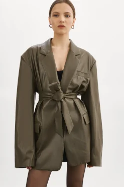 Femme LAMARQUE KASSANDRA | Blazer Oversize En Similicuir
