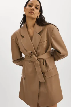 Femme LAMARQUE KASSANDRA | Blazer Oversize En Similicuir