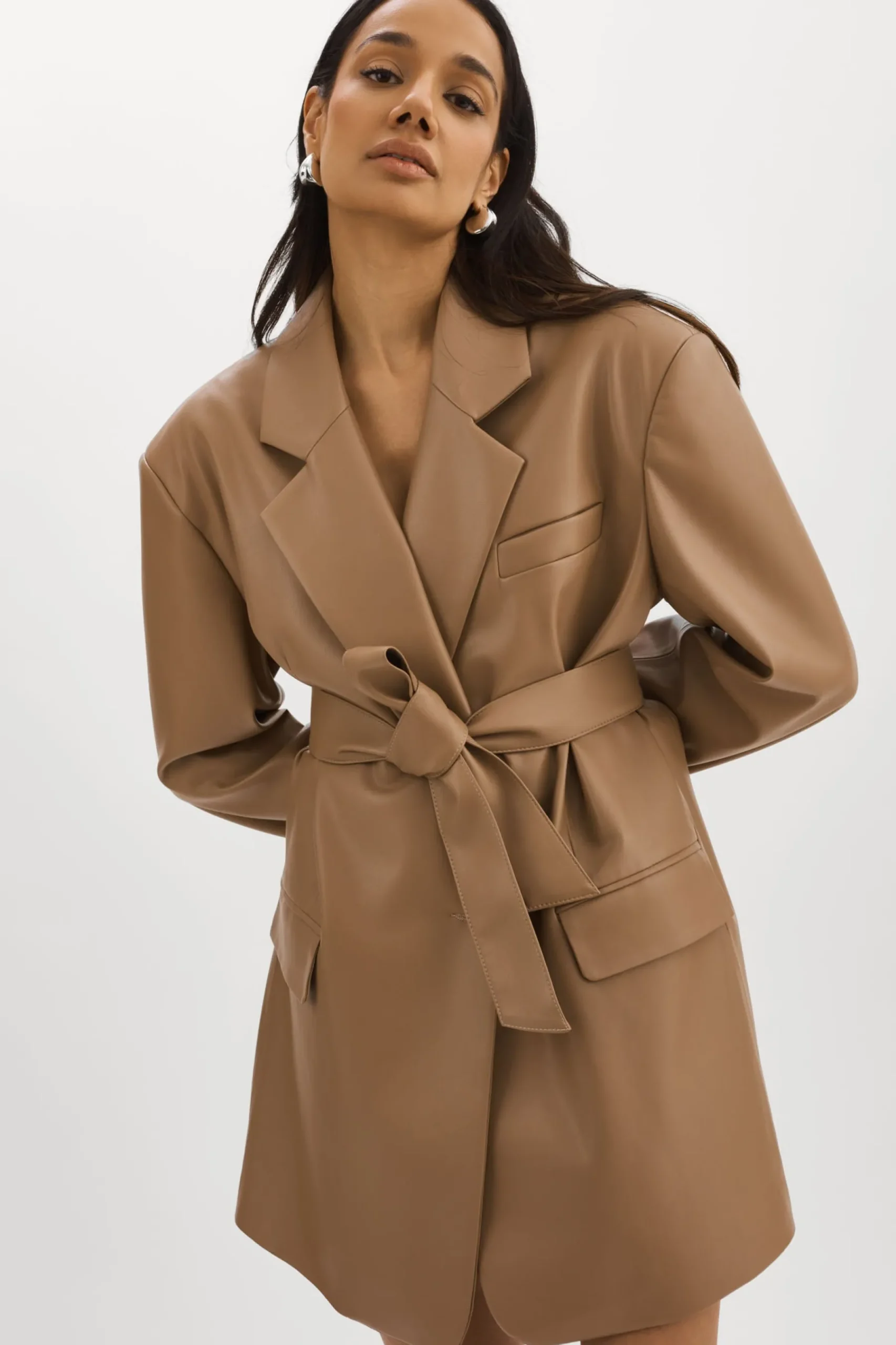 Femme LAMARQUE KASSANDRA | Blazer Oversize En Similicuir
