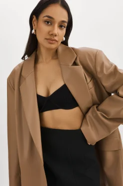 Femme LAMARQUE KASSANDRA | Blazer Oversize En Similicuir
