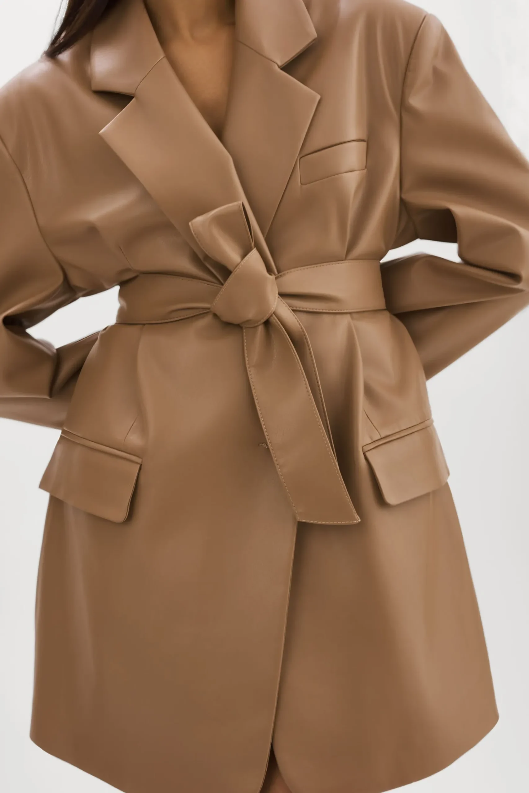 Femme LAMARQUE KASSANDRA | Blazer Oversize En Similicuir