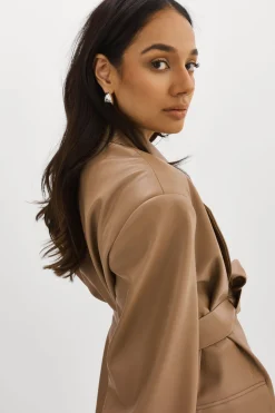 Femme LAMARQUE KASSANDRA | Blazer Oversize En Similicuir