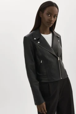 Femme LAMARQUE KELSEY | Veste De Motard En Cuir