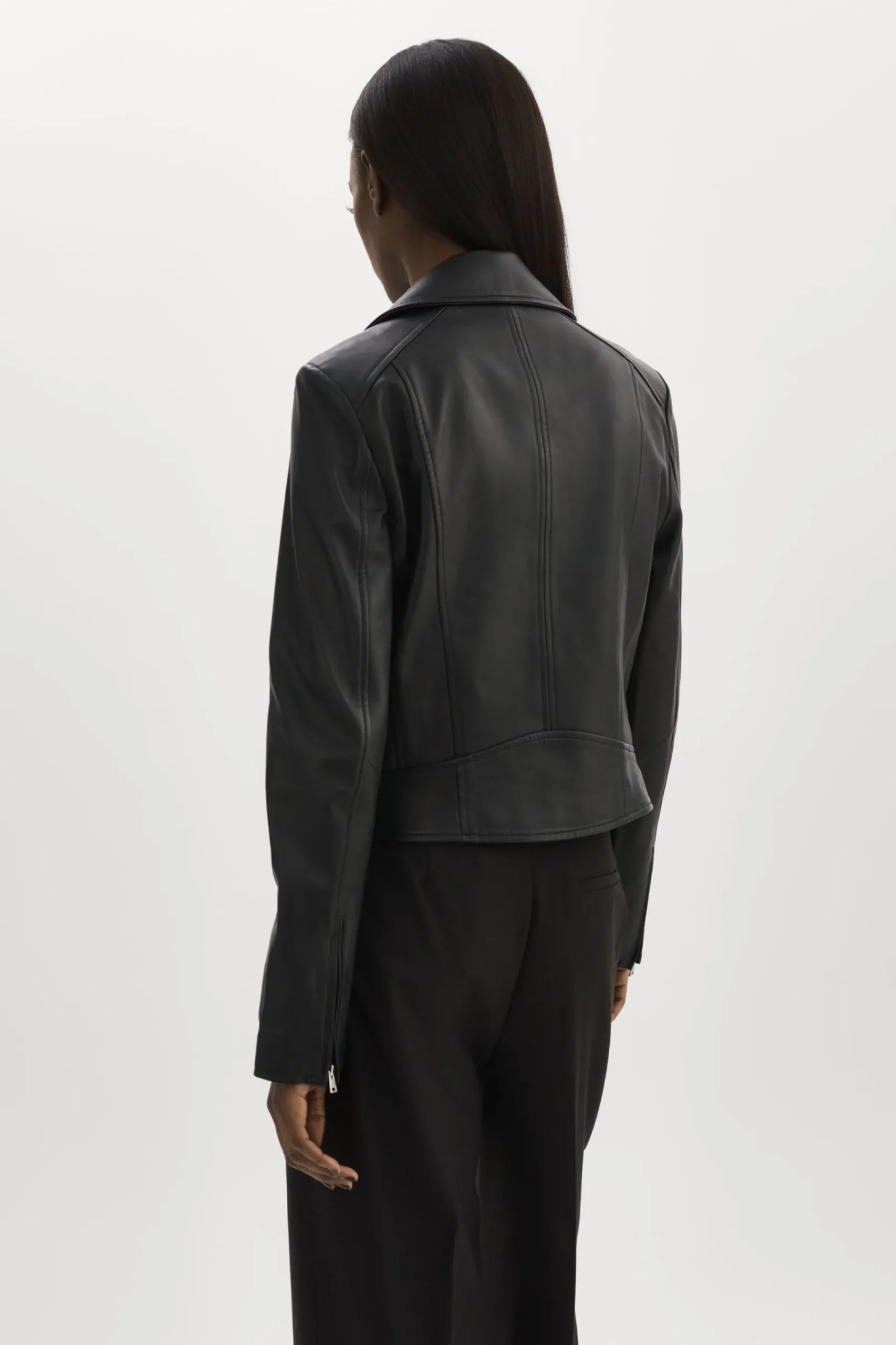 Femme LAMARQUE KELSEY | Veste De Motard En Cuir