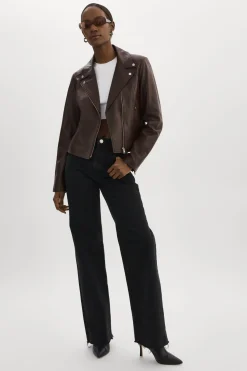 Femme LAMARQUE KELSEY | Veste De Motard En Cuir