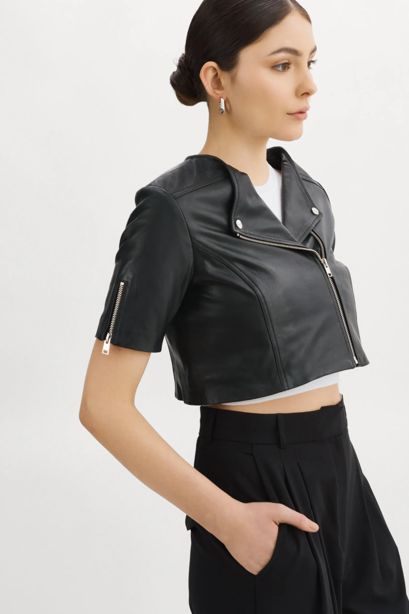 Femme LAMARQUE KIRSI | Blouson Biker Cuir
