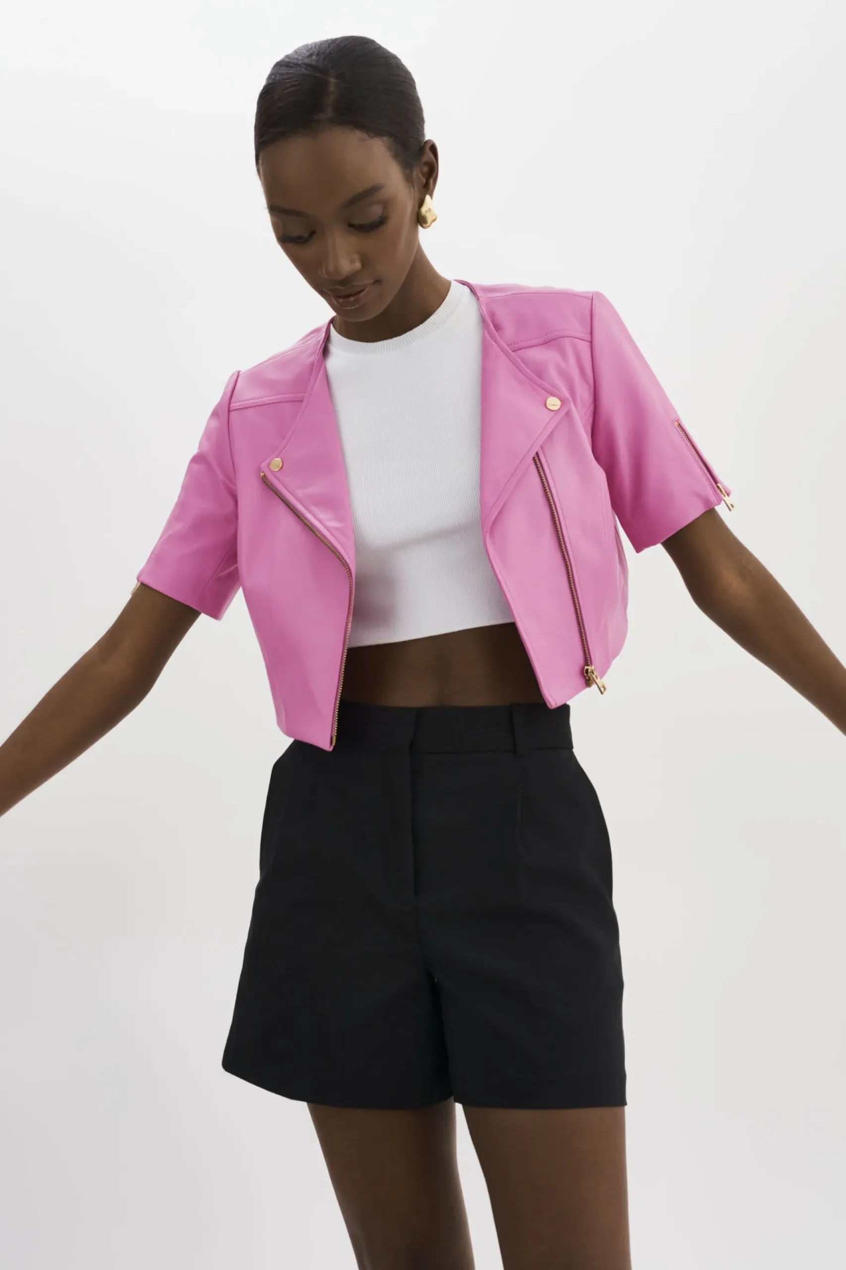 Femme LAMARQUE KIRSI | Veste Motard Courte