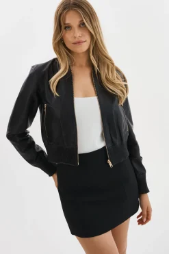 Femme LAMARQUE KORDELLA | Bomber En Cuir Réversible