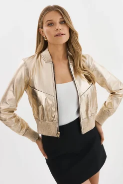 Femme LAMARQUE KORDELLA | Bomber En Cuir Réversible