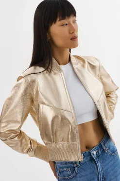 Femme LAMARQUE KORDELLA | Bomber En Cuir Réversible