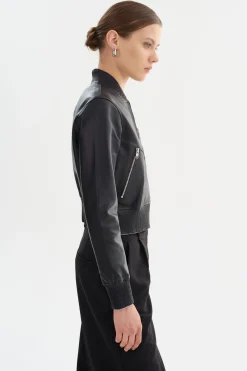 Femme LAMARQUE KORDELLA | Reversible Leather Bomber Jacket