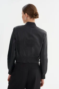 Femme LAMARQUE KORDELLA | Reversible Leather Bomber Jacket