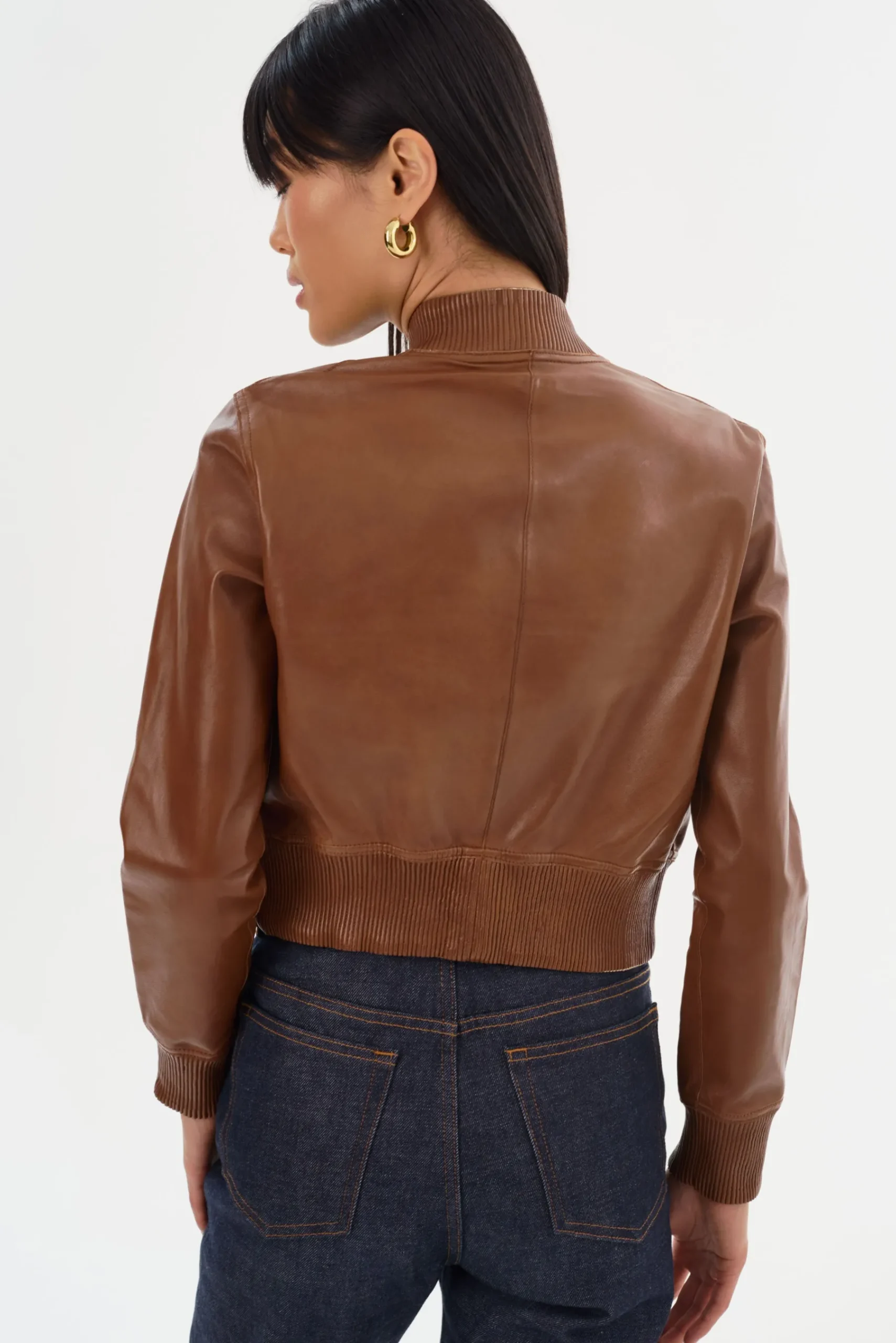 Femme LAMARQUE KORDELLA | Reversible Leather Bomber Jacket