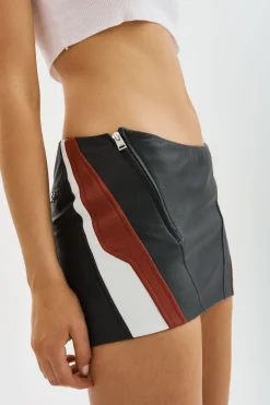 Femme LAMARQUE KRISSY | Mini Jupe En Cuir