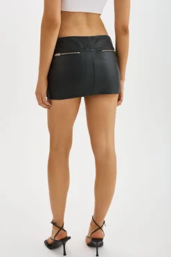 Femme LAMARQUE KRISSY | Mini Jupe En Cuir