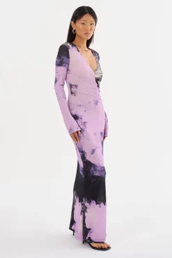 Femme LAMARQUE LEANDRA | Robe Maxi En Jersey Imprimé