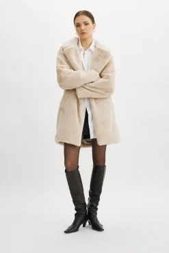 Femme LAMARQUE LINNEA | Manteau En Fausse Fourrure