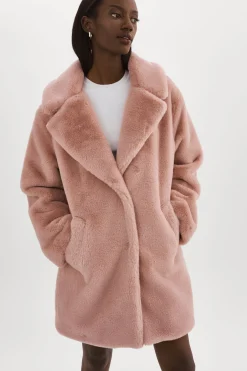 Femme LAMARQUE LINNEA | Manteau En Fausse Fourrure