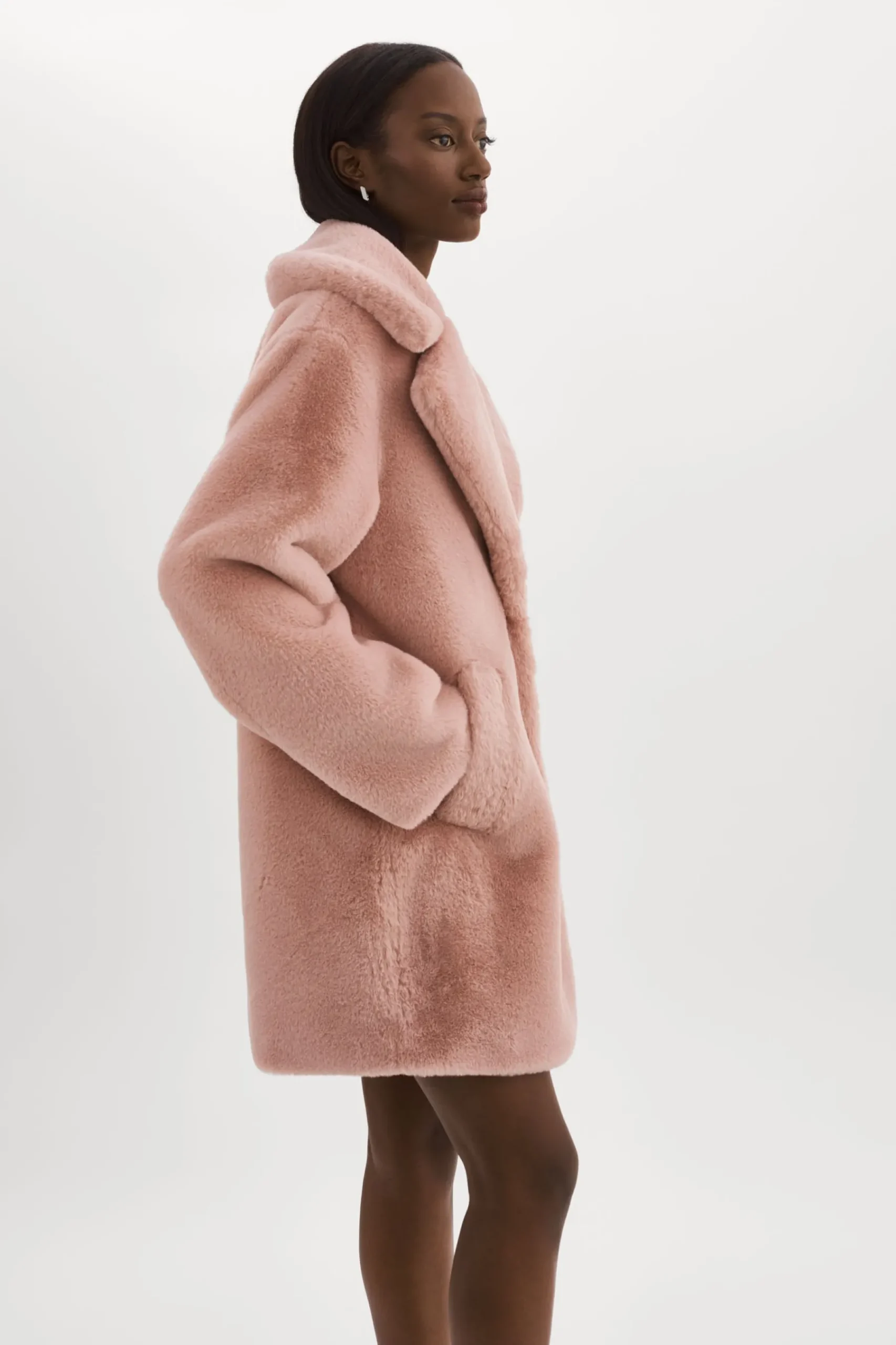 Femme LAMARQUE LINNEA | Manteau En Fausse Fourrure