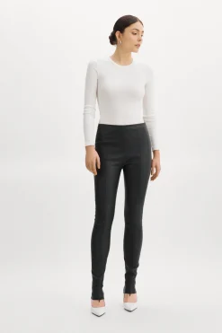Femme LAMARQUE LONDA Legging En Cuir Extensible