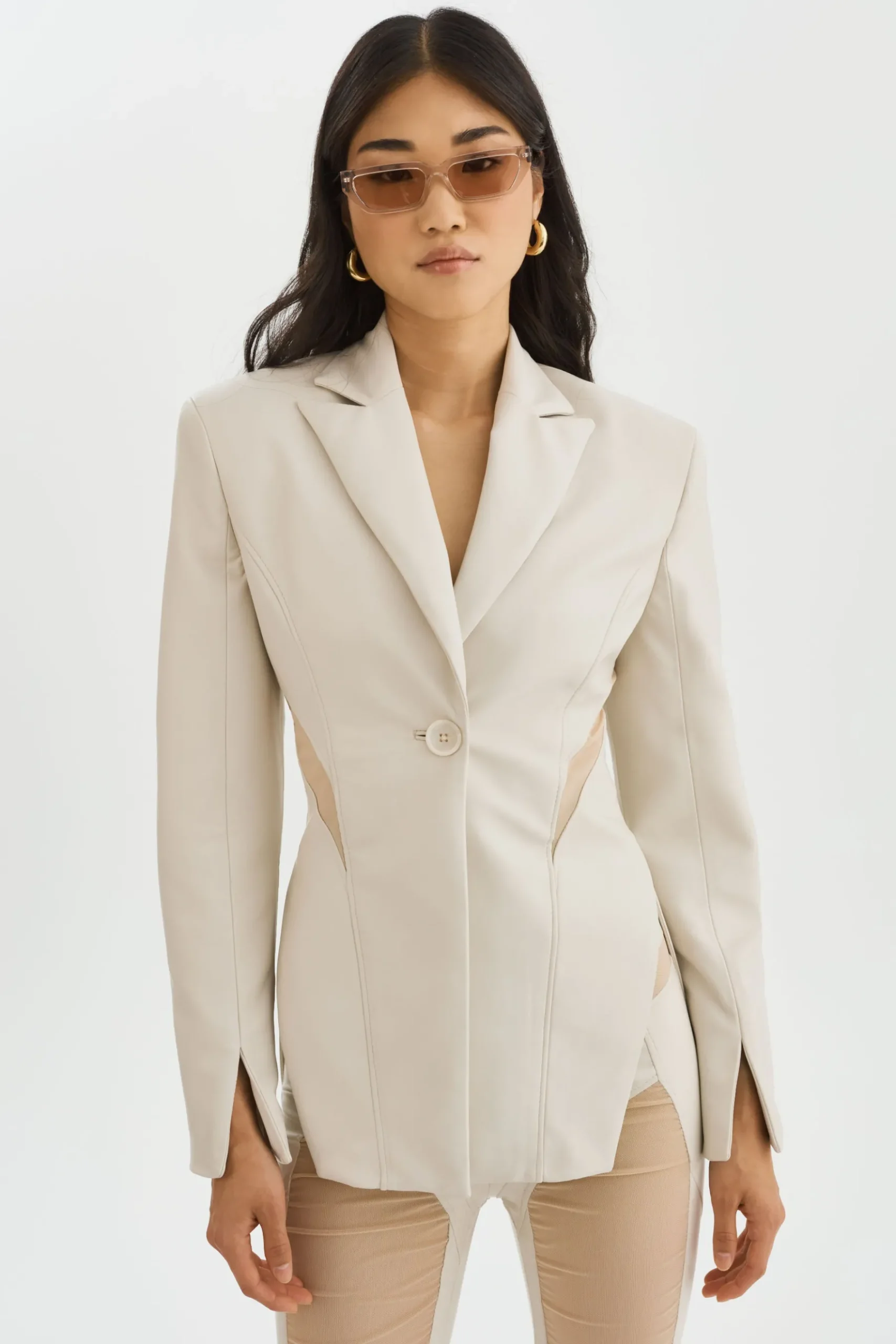 Femme LAMARQUE LYUBAVA | Blazer Croisé En Faux Cuir