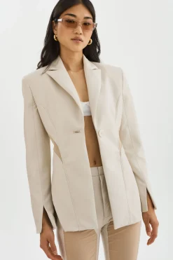 Femme LAMARQUE LYUBAVA | Blazer Croisé En Faux Cuir