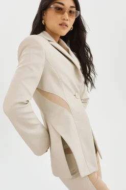 Femme LAMARQUE LYUBAVA | Blazer Croisé En Faux Cuir