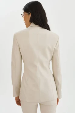 Femme LAMARQUE LYUBAVA | Blazer Croisé En Faux Cuir