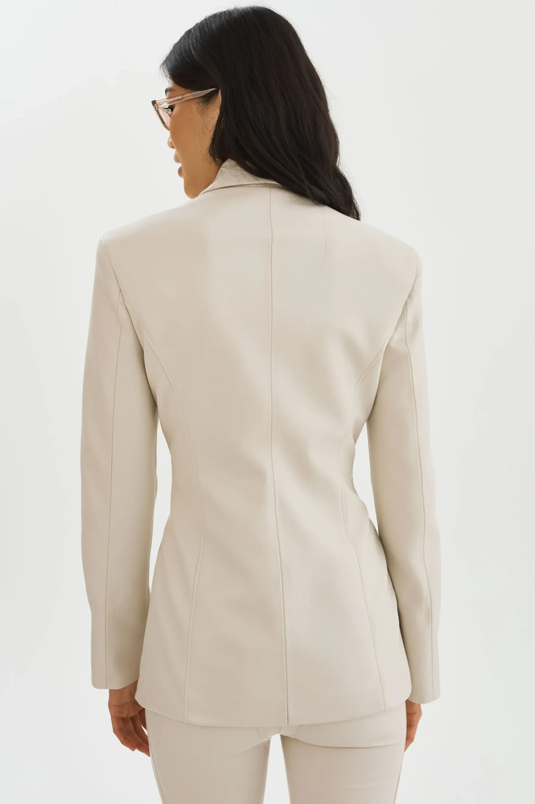 Femme LAMARQUE LYUBAVA | Blazer Croisé En Faux Cuir