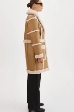 Femme LAMARQUE MARIANE | Manteau Détachable En Fausse Peau De Mouton