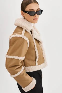Femme LAMARQUE MARIANE | Manteau Détachable En Fausse Peau De Mouton