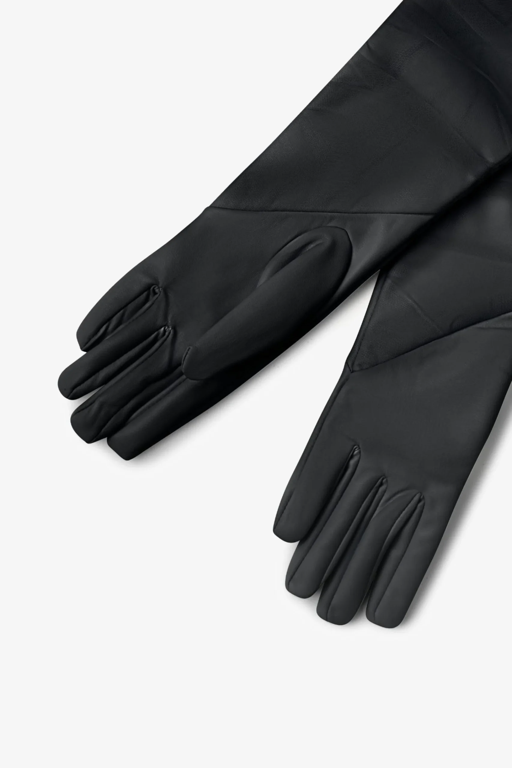 Femme LAMARQUE MARILYN | Faux Leather And Tulle Gloves