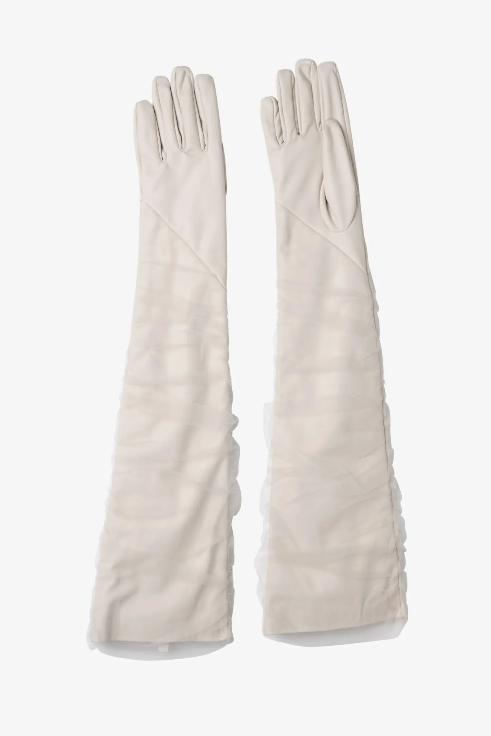 Femme LAMARQUE MARILYN | Gants En Similicuir Et Tulle