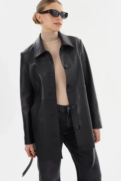 Femme LAMARQUE MARLOWE | Leather Trench Coat