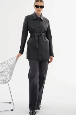 Femme LAMARQUE MARLOWE | Leather Trench Coat