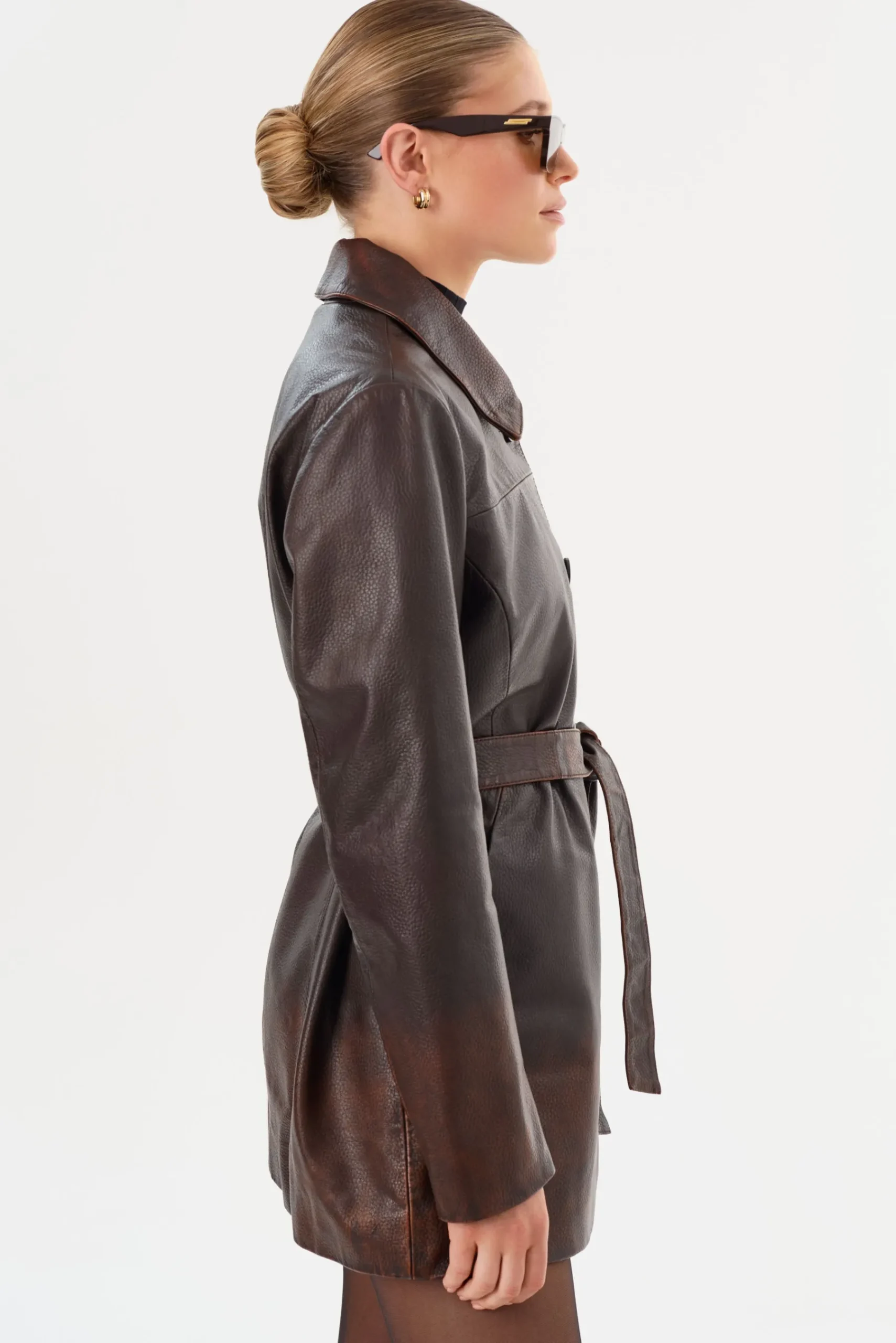 Femme LAMARQUE MARLOWE | Leather Trench Coat