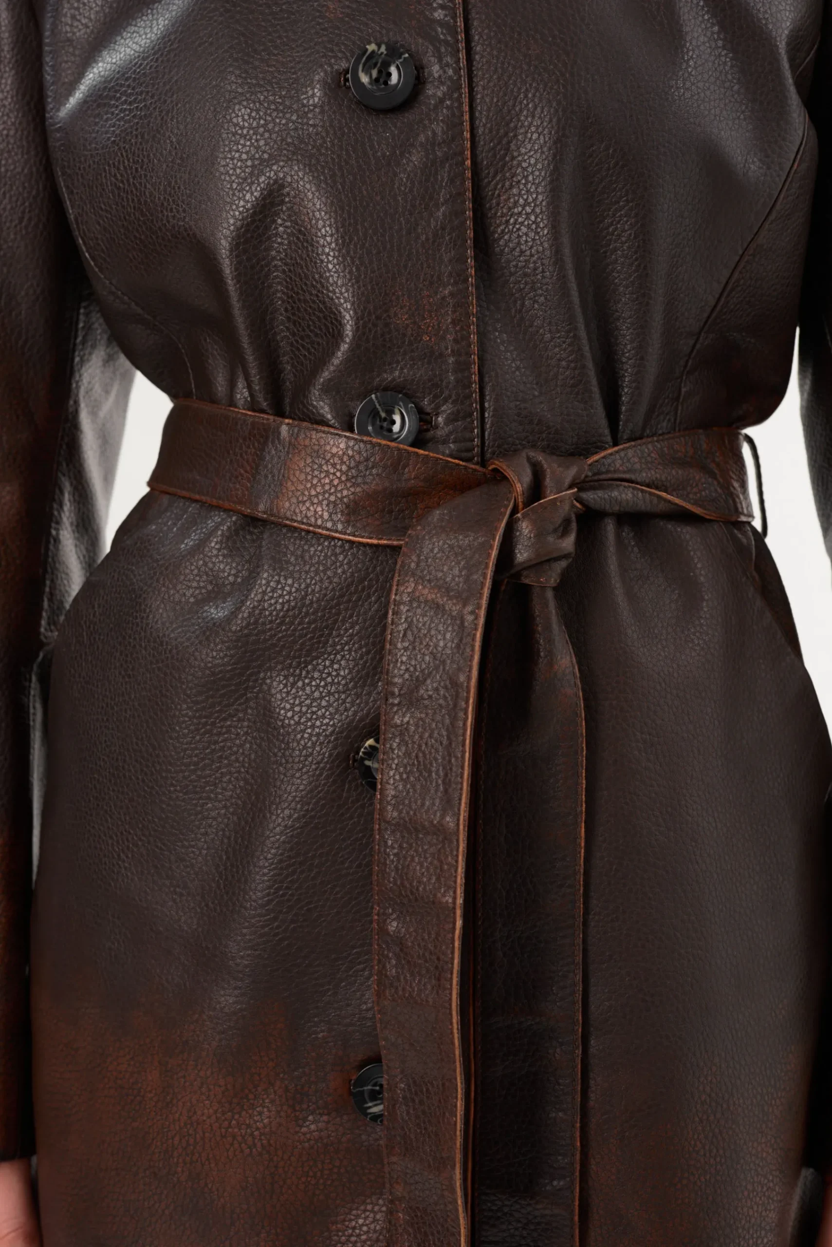 Femme LAMARQUE MARLOWE | Leather Trench Coat