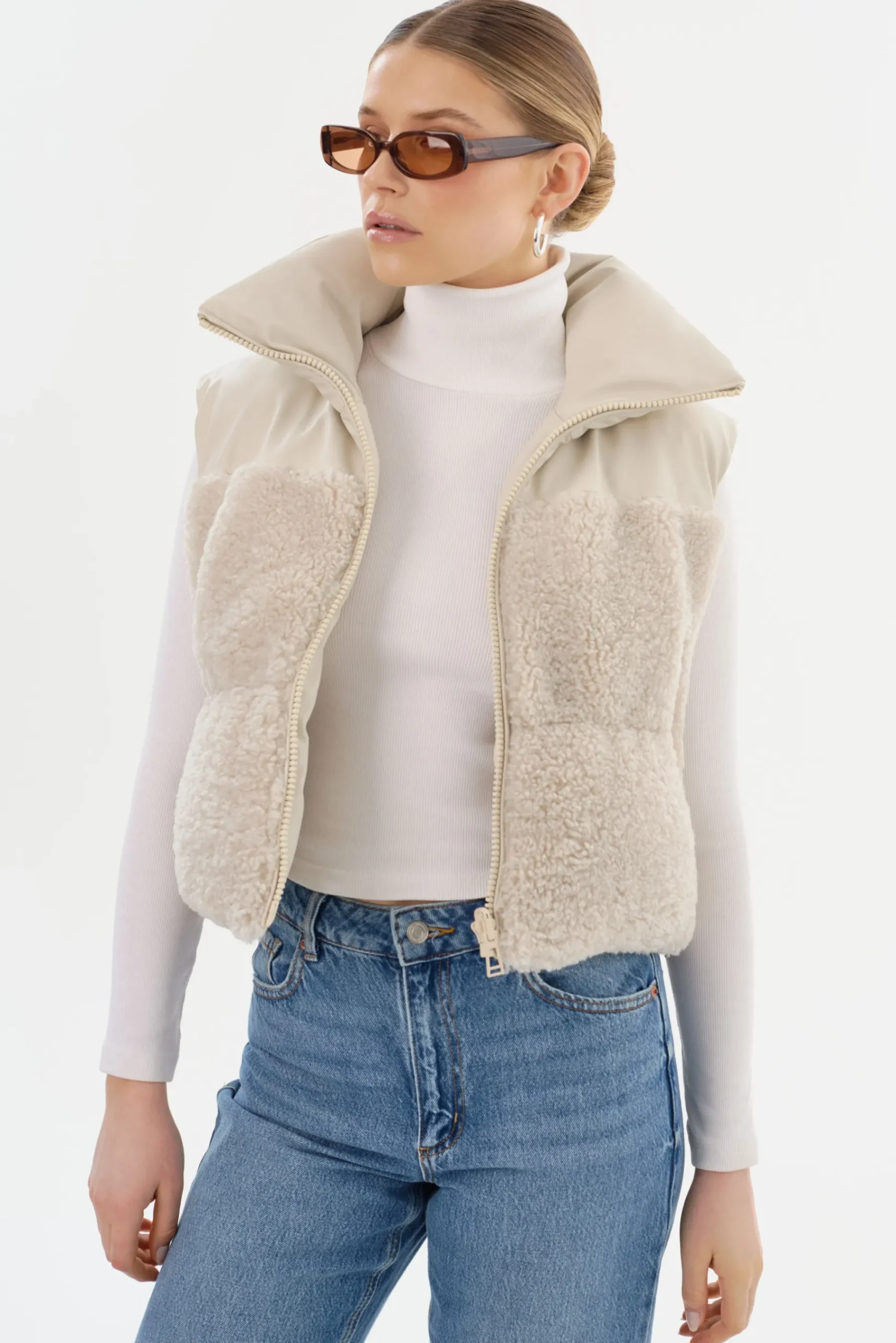 Femme LAMARQUE MELICIA | Reversible Puffer Vest
