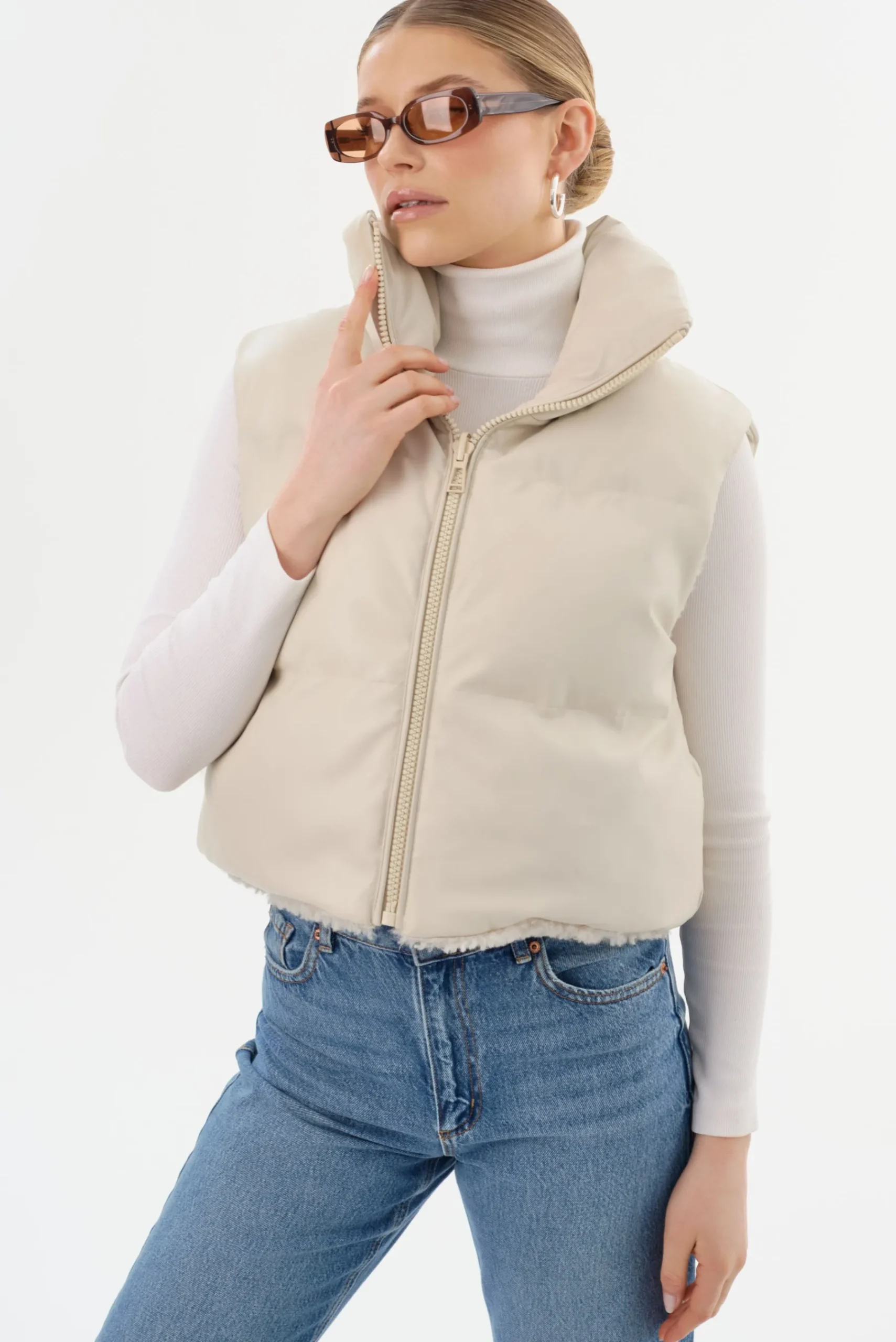 Femme LAMARQUE MELICIA | Reversible Puffer Vest