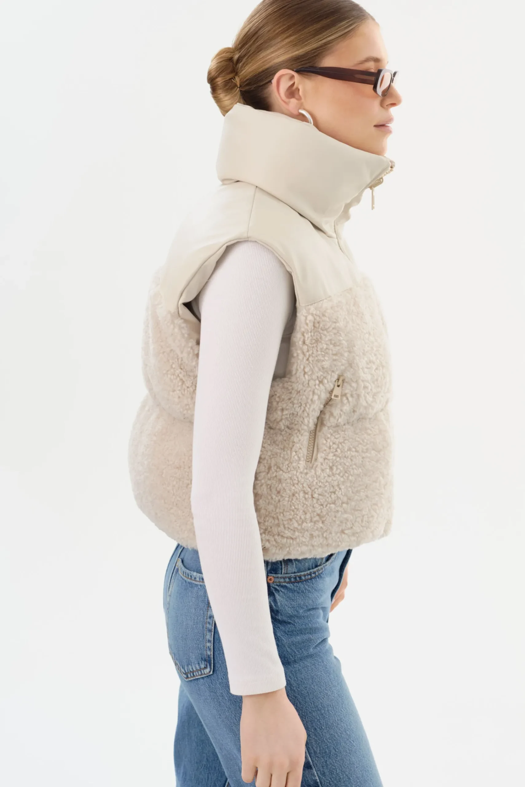Femme LAMARQUE MELICIA | Reversible Puffer Vest