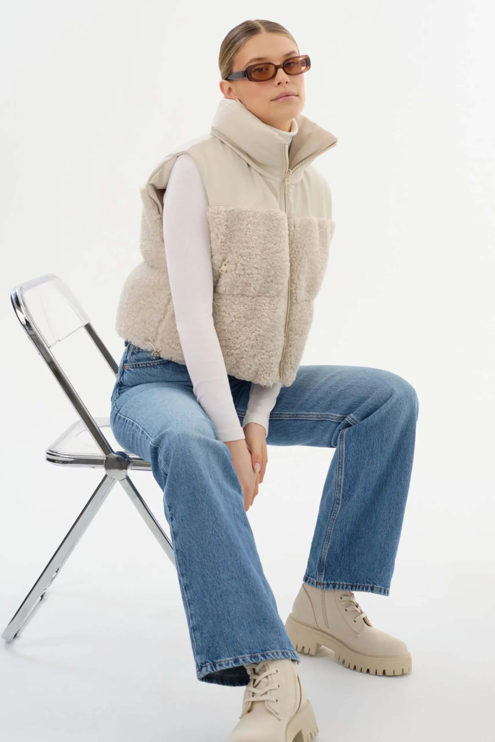 Femme LAMARQUE MELICIA | Reversible Puffer Vest